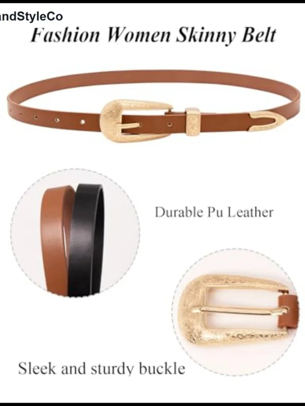 N/A skinny belt